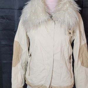 jacket with stole size medium columbia brand